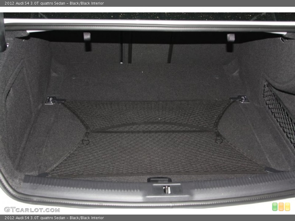 Black/Black Interior Trunk for the 2012 Audi S4 3.0T quattro Sedan #75035769