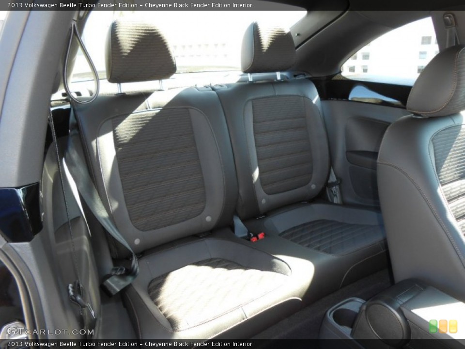 Cheyenne Black Fender Edition Interior Rear Seat for the 2013 Volkswagen Beetle Turbo Fender Edition #75038306