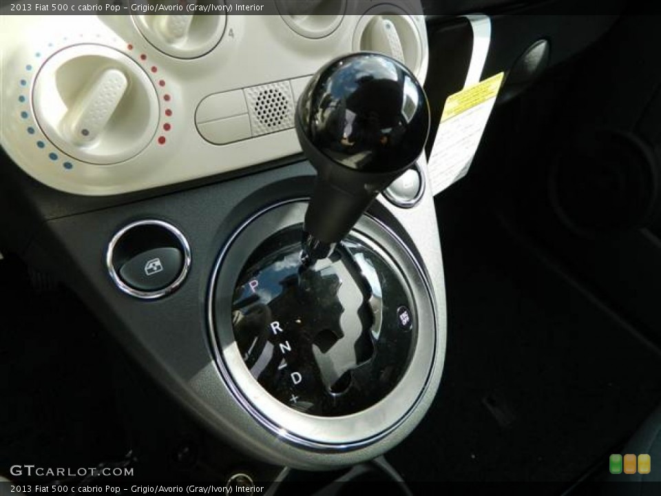 Grigio/Avorio (Gray/Ivory) Interior Transmission for the 2013 Fiat 500 c cabrio Pop #75040095