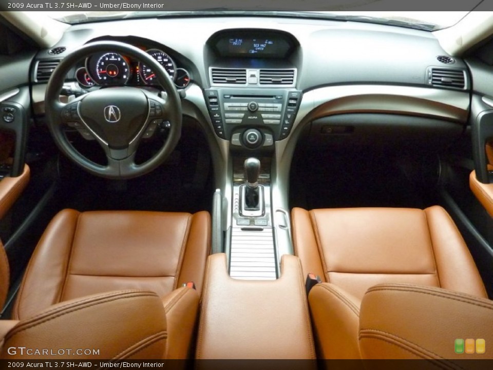 Umber/Ebony Interior Dashboard for the 2009 Acura TL 3.7 SH-AWD #75041167