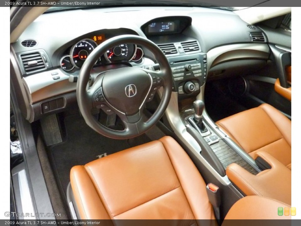 Umber/Ebony 2009 Acura TL Interiors