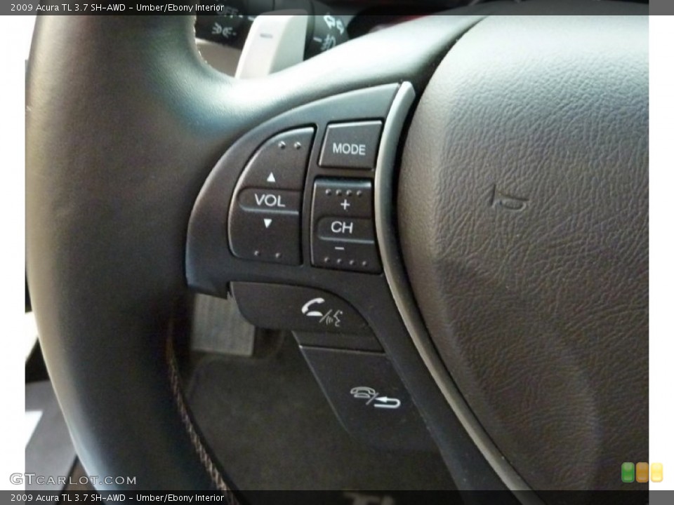 Umber/Ebony Interior Controls for the 2009 Acura TL 3.7 SH-AWD #75041368
