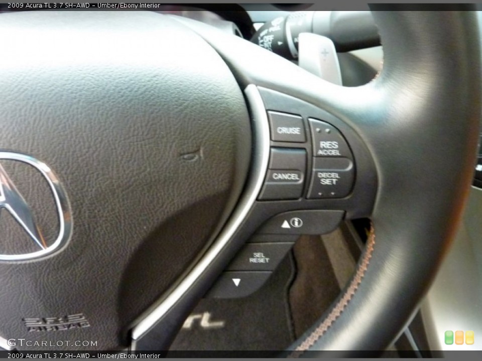 Umber/Ebony Interior Controls for the 2009 Acura TL 3.7 SH-AWD #75041403