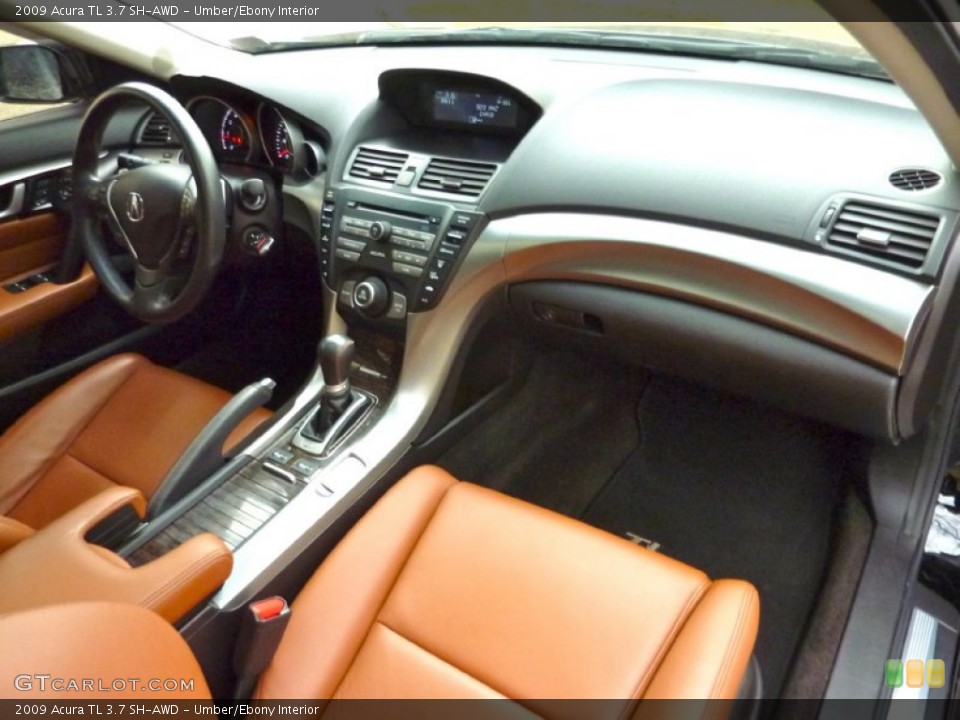 Umber/Ebony Interior Dashboard for the 2009 Acura TL 3.7 SH-AWD #75041690