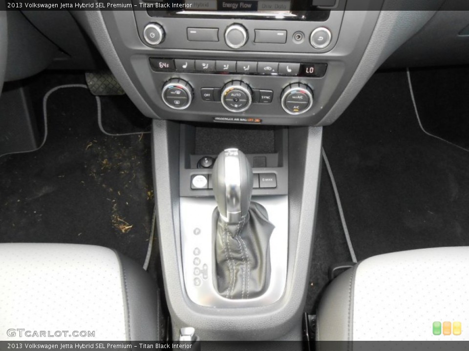 Titan Black Interior Transmission for the 2013 Volkswagen Jetta Hybrid SEL Premium #75042935
