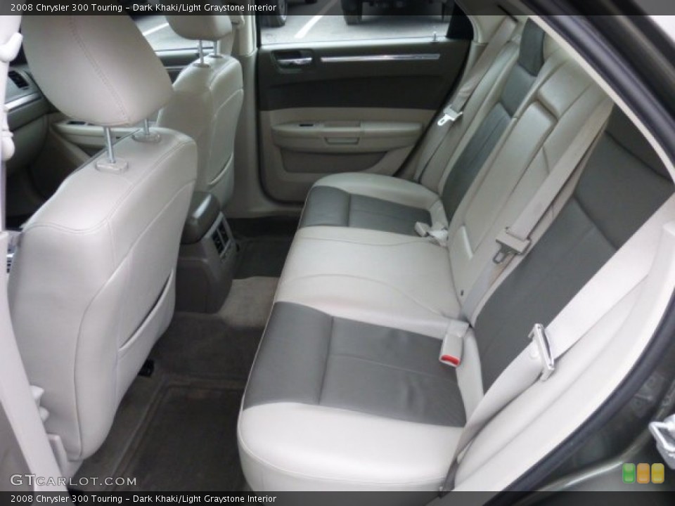 Dark Khaki/Light Graystone Interior Rear Seat for the 2008 Chrysler 300 Touring #75044667