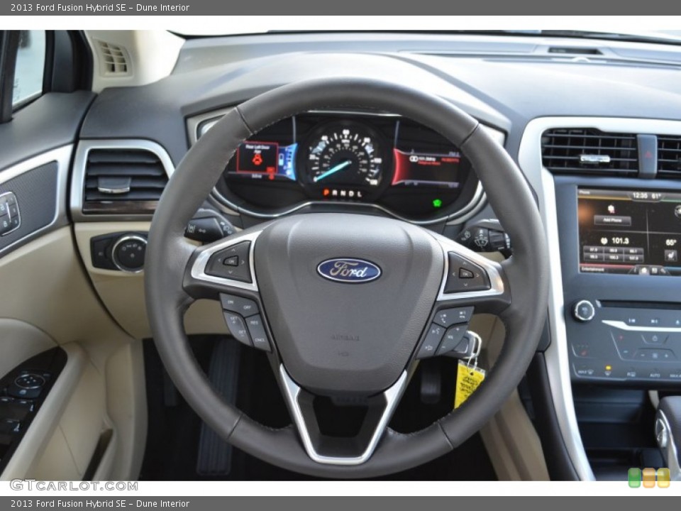 Dune Interior Steering Wheel for the 2013 Ford Fusion Hybrid SE #75046646