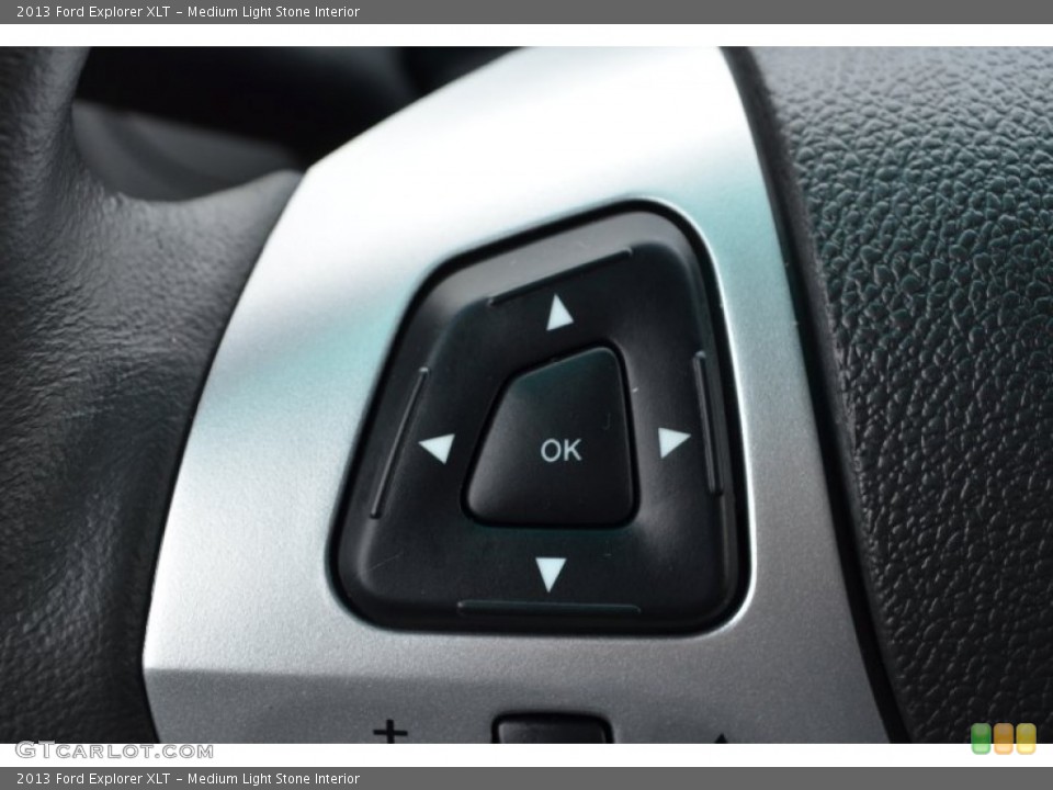 Medium Light Stone Interior Controls for the 2013 Ford Explorer XLT #75047760