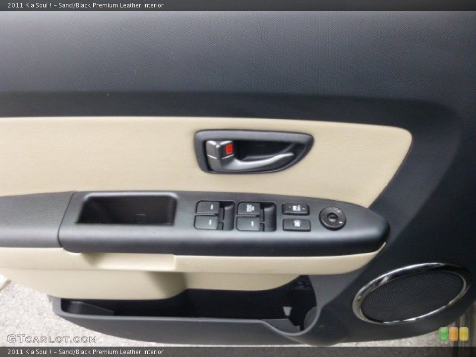 Sand/Black Premium Leather Interior Controls for the 2011 Kia Soul ! #75047765