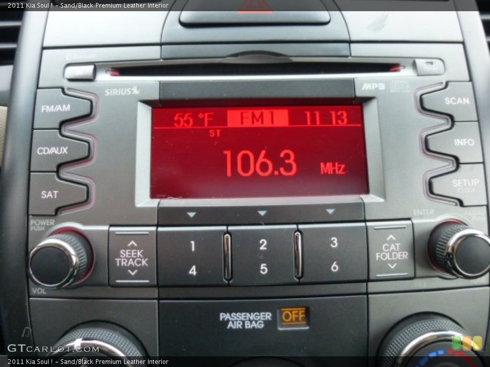 Sand/Black Premium Leather Interior Audio System for the 2011 Kia Soul ! #75047798