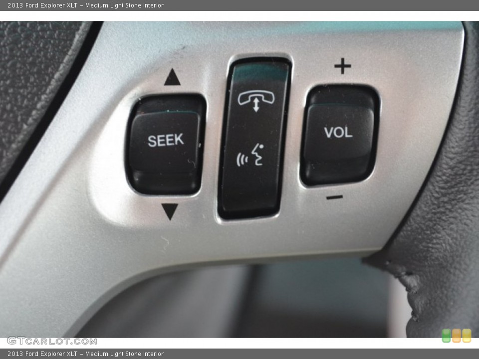 Medium Light Stone Interior Controls for the 2013 Ford Explorer XLT #75047873