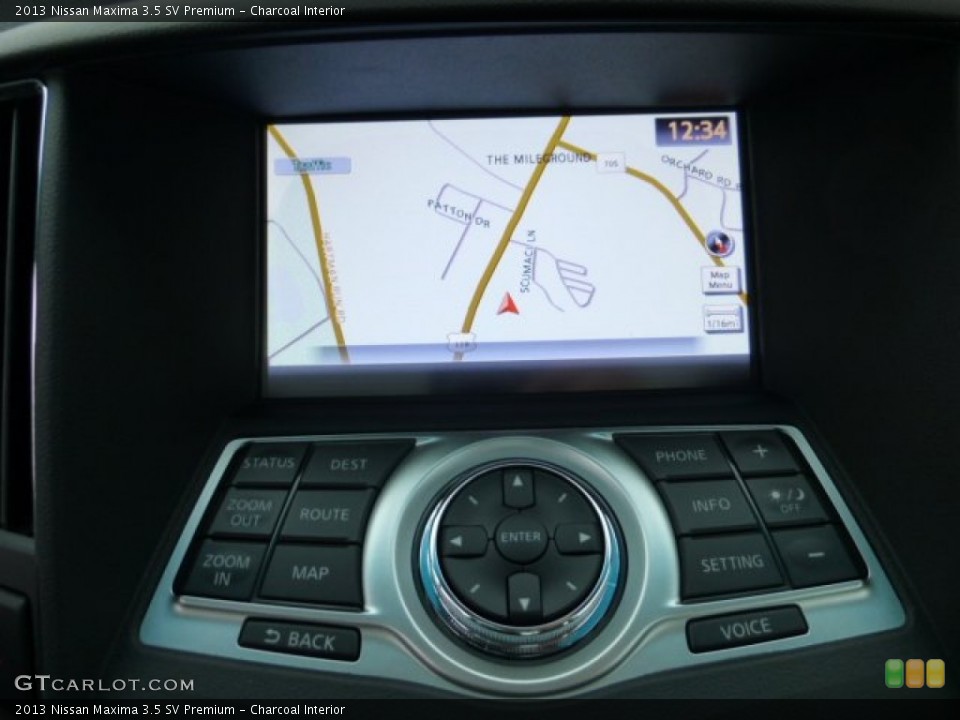 Charcoal Interior Navigation for the 2013 Nissan Maxima 3.5 SV Premium #75048968