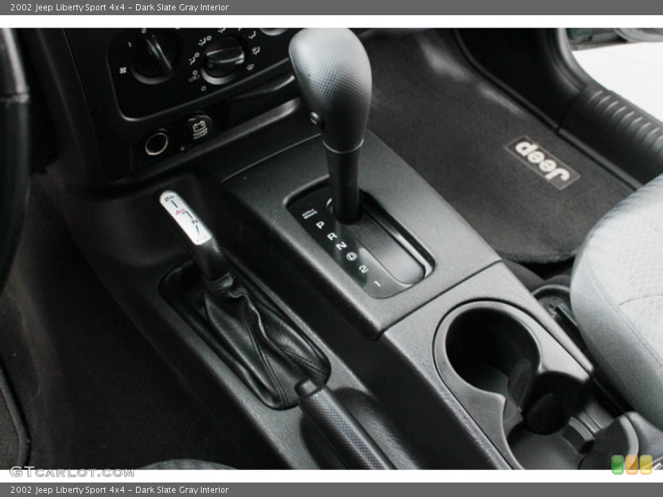 Dark Slate Gray Interior Transmission for the 2002 Jeep Liberty Sport 4x4 #75050318