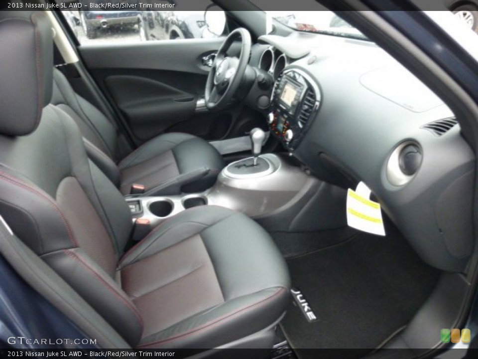 Black/Red/Silver Trim Interior Photo for the 2013 Nissan Juke SL AWD #75050660
