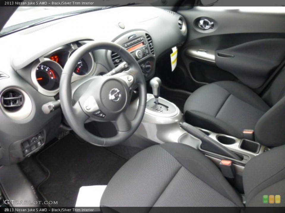 Black/Silver Trim Interior Prime Interior for the 2013 Nissan Juke S AWD #75051200