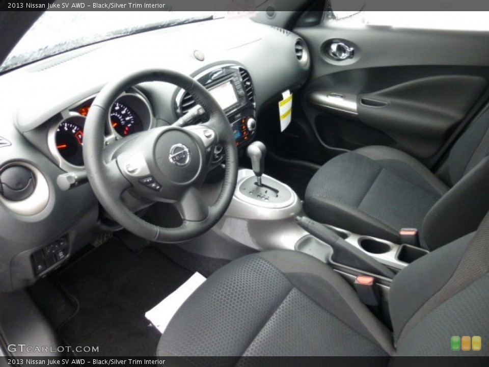 Black/Silver Trim 2013 Nissan Juke Interiors