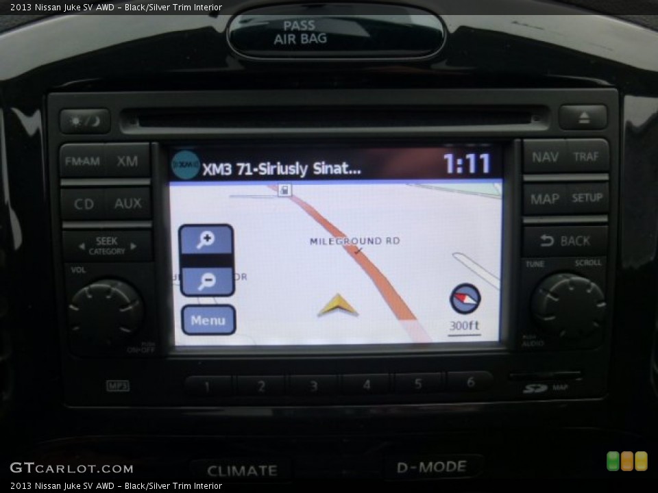 Black/Silver Trim Interior Navigation for the 2013 Nissan Juke SV AWD #75051617