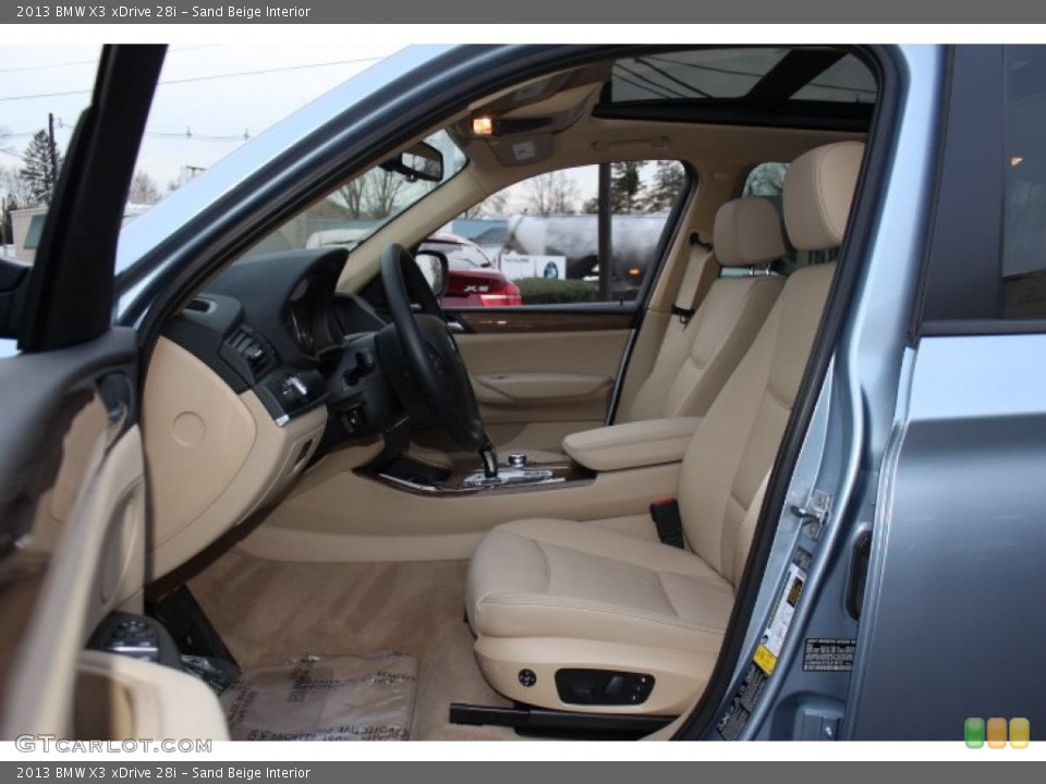 Sand Beige Interior Photo for the 2013 BMW X3 xDrive 28i #75051964