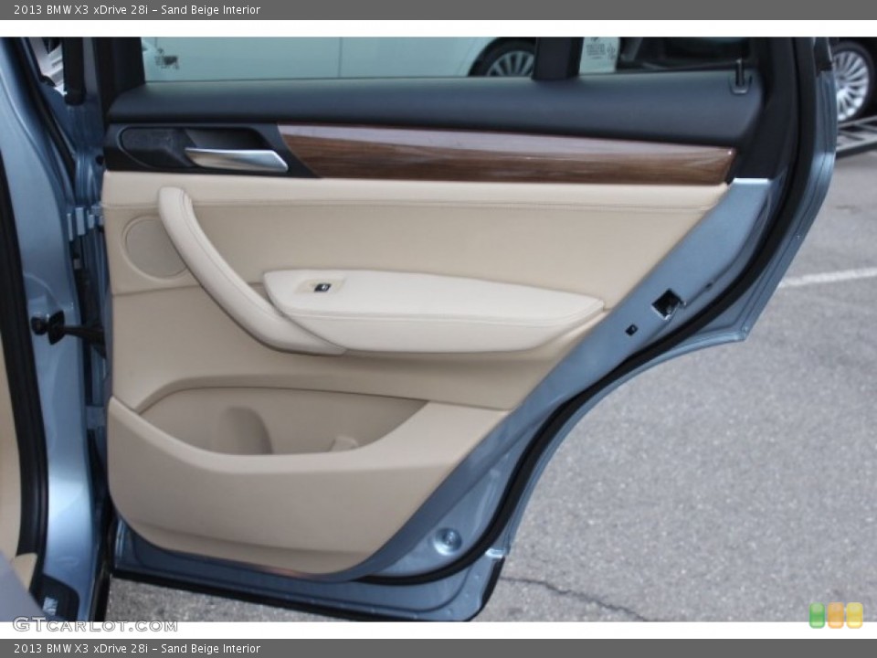 Sand Beige Interior Door Panel for the 2013 BMW X3 xDrive 28i #75052136