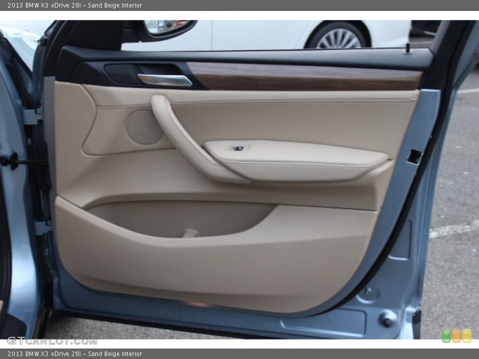 Sand Beige Interior Door Panel for the 2013 BMW X3 xDrive 28i #75052188