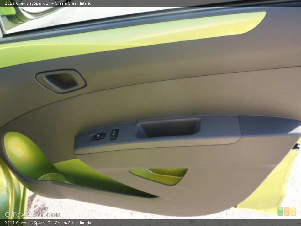 Green/Green Interior Door Panel for the 2013 Chevrolet Spark LT #75053408