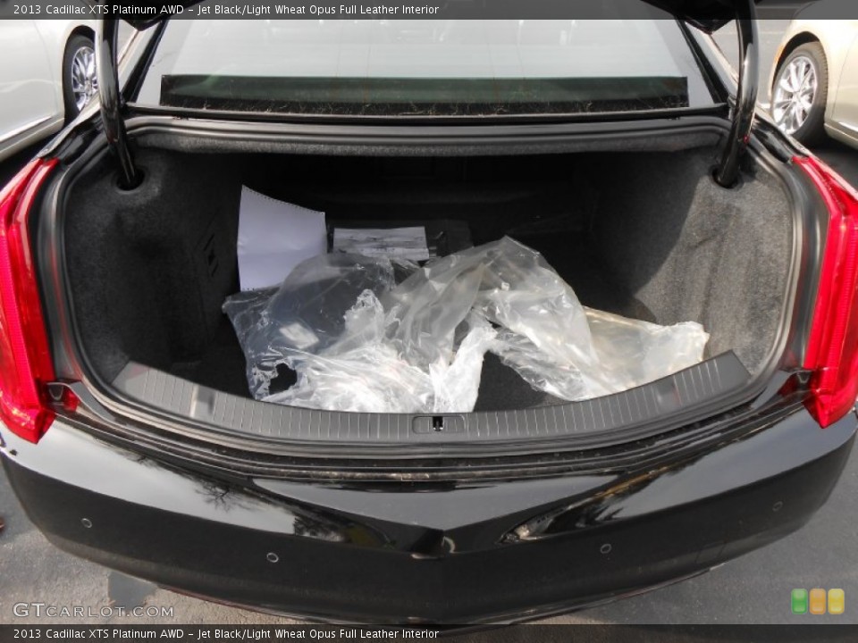 Jet Black/Light Wheat Opus Full Leather Interior Trunk for the 2013 Cadillac XTS Platinum AWD #75053564
