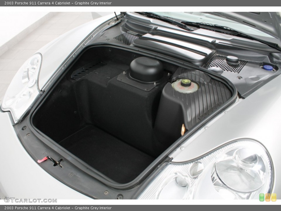 Graphite Grey Interior Trunk for the 2003 Porsche 911 Carrera 4 Cabriolet #75053691