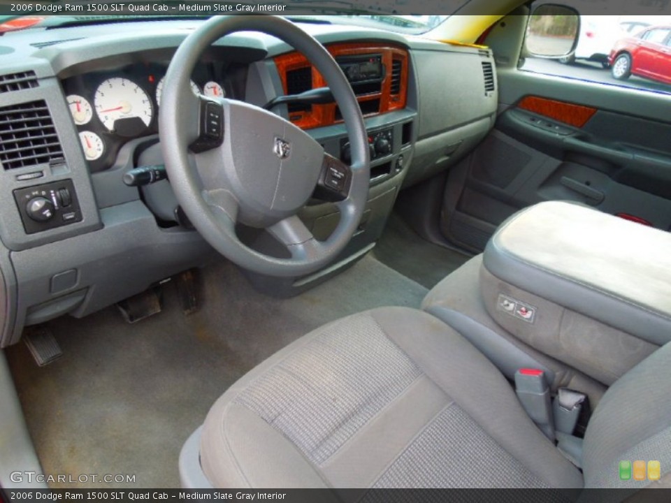 Medium Slate Gray Interior Prime Interior for the 2006 Dodge Ram 1500 SLT Quad Cab #75053953