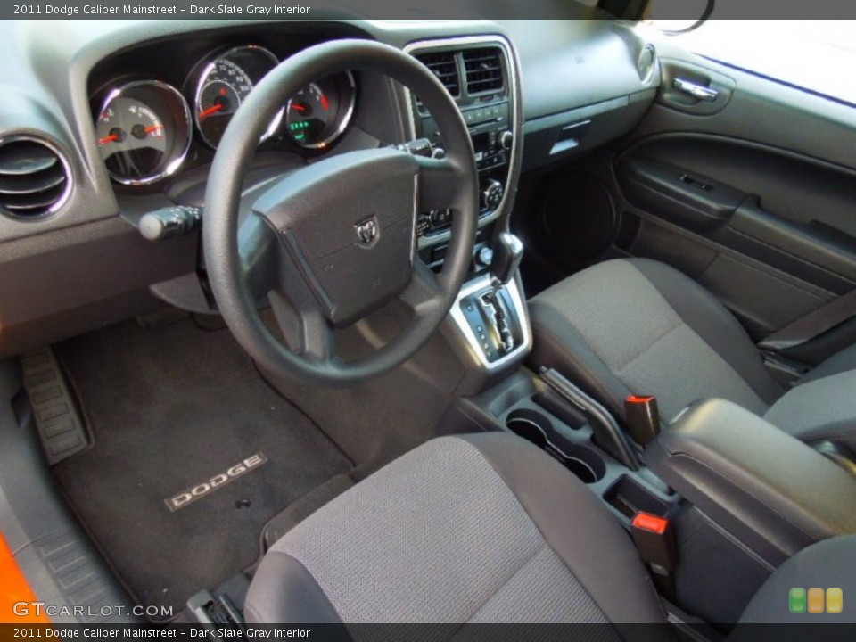 Dark Slate Gray 2011 Dodge Caliber Interiors