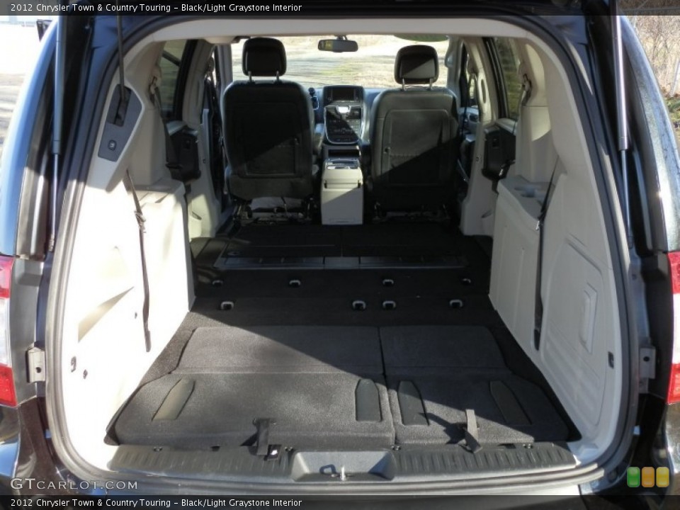 Black/Light Graystone Interior Trunk for the 2012 Chrysler Town & Country Touring #75055729