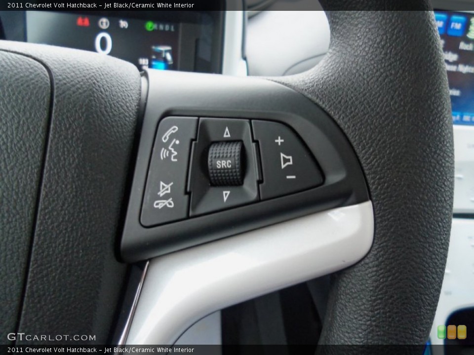 Jet Black/Ceramic White Interior Controls for the 2011 Chevrolet Volt Hatchback #75056231