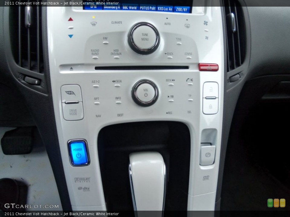 Jet Black/Ceramic White Interior Controls for the 2011 Chevrolet Volt Hatchback #75056273