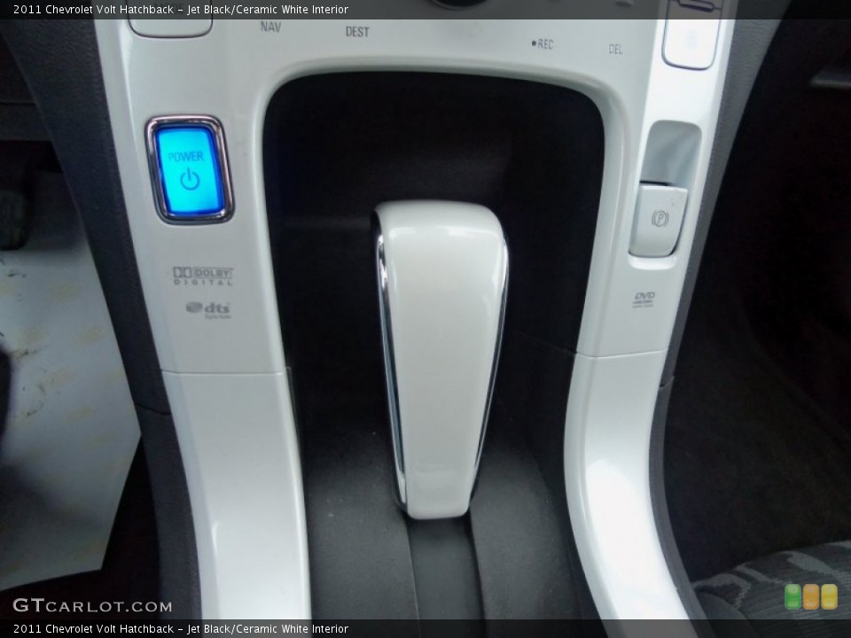 Jet Black/Ceramic White Interior Transmission for the 2011 Chevrolet Volt Hatchback #75056285