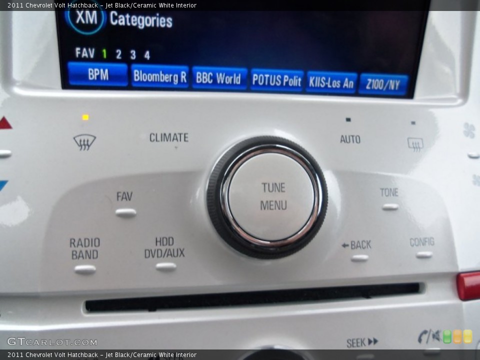 Jet Black/Ceramic White Interior Audio System for the 2011 Chevrolet Volt Hatchback #75056315