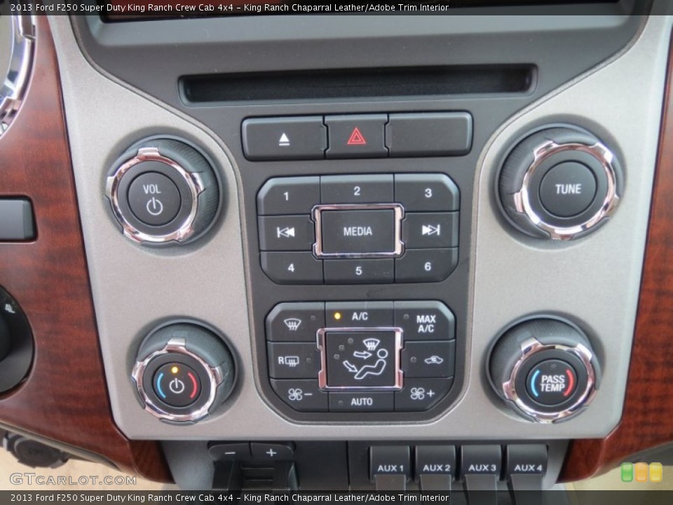 King Ranch Chaparral Leather/Adobe Trim Interior Controls for the 2013 Ford F250 Super Duty King Ranch Crew Cab 4x4 #75057686