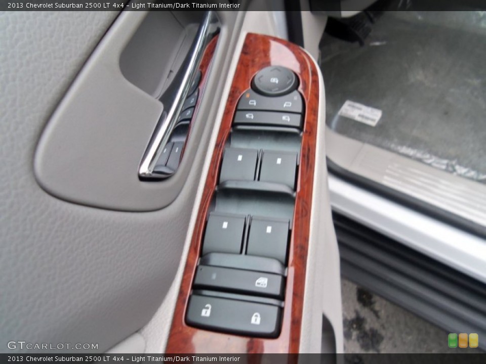 Light Titanium/Dark Titanium Interior Controls for the 2013 Chevrolet Suburban 2500 LT 4x4 #75057737