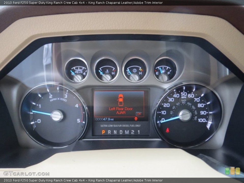 King Ranch Chaparral Leather/Adobe Trim Interior Gauges for the 2013 Ford F250 Super Duty King Ranch Crew Cab 4x4 #75057748