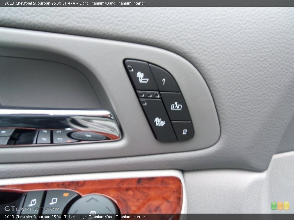 Light Titanium/Dark Titanium Interior Controls for the 2013 Chevrolet Suburban 2500 LT 4x4 #75057760