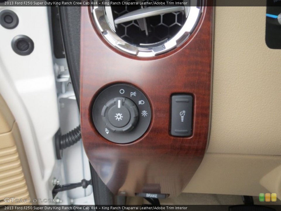 King Ranch Chaparral Leather/Adobe Trim Interior Controls for the 2013 Ford F250 Super Duty King Ranch Crew Cab 4x4 #75057769