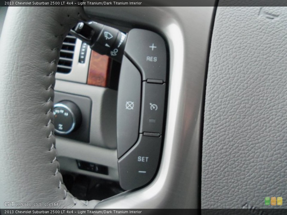 Light Titanium/Dark Titanium Interior Controls for the 2013 Chevrolet Suburban 2500 LT 4x4 #75057896