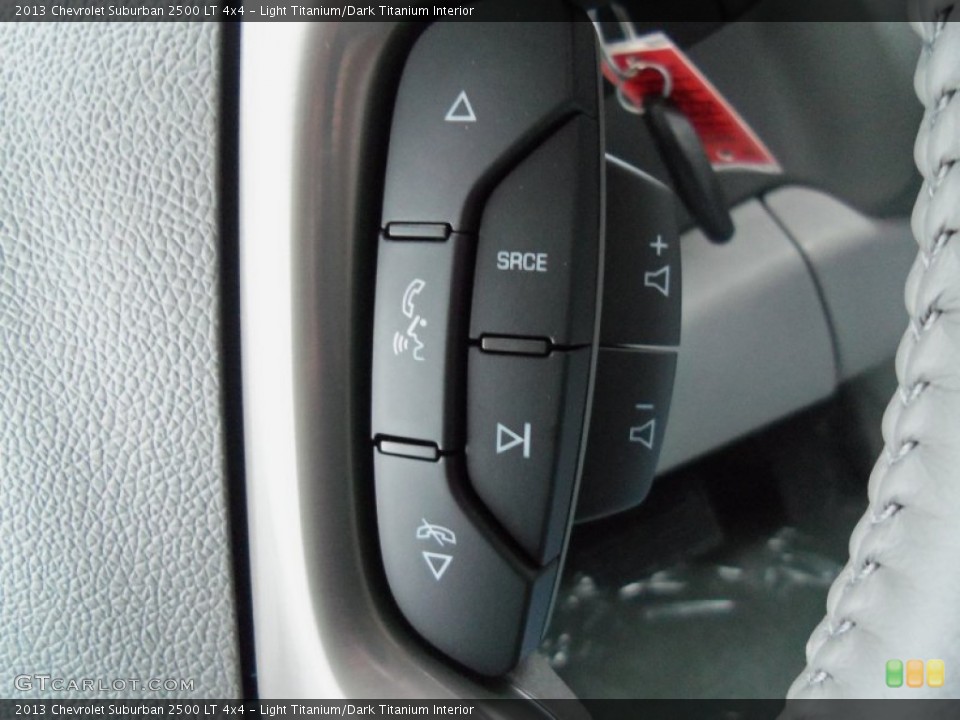 Light Titanium/Dark Titanium Interior Controls for the 2013 Chevrolet Suburban 2500 LT 4x4 #75057922