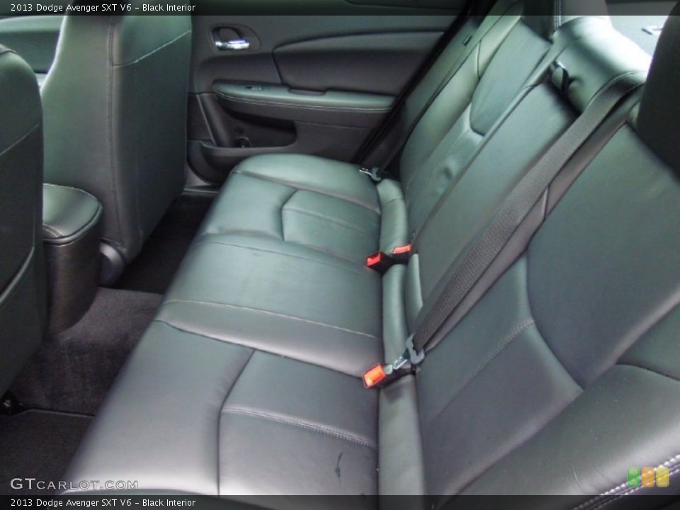 Black Interior Rear Seat for the 2013 Dodge Avenger SXT V6 #75059132