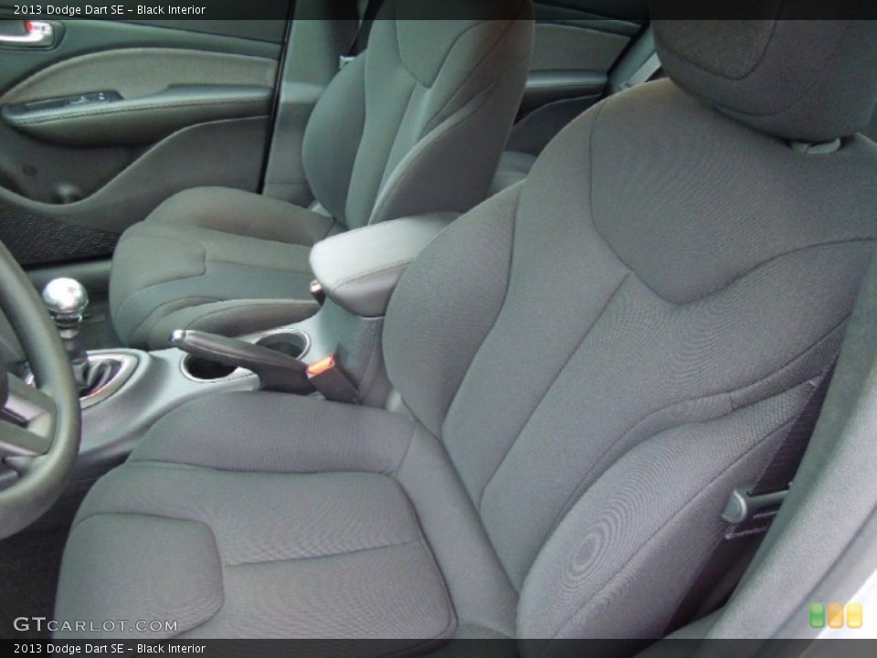 Black Interior Front Seat for the 2013 Dodge Dart SE #75060698