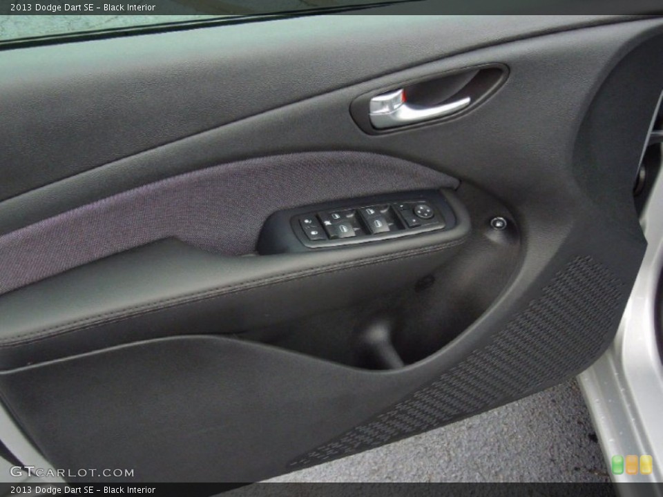 Black Interior Door Panel for the 2013 Dodge Dart SE #75060713