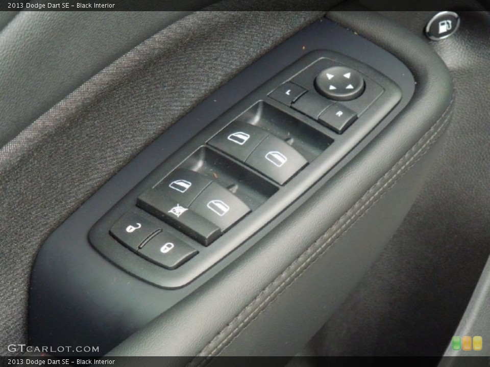 Black Interior Controls for the 2013 Dodge Dart SE #75060734