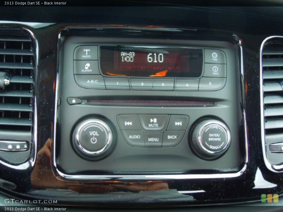 Black Interior Audio System for the 2013 Dodge Dart SE #75060792