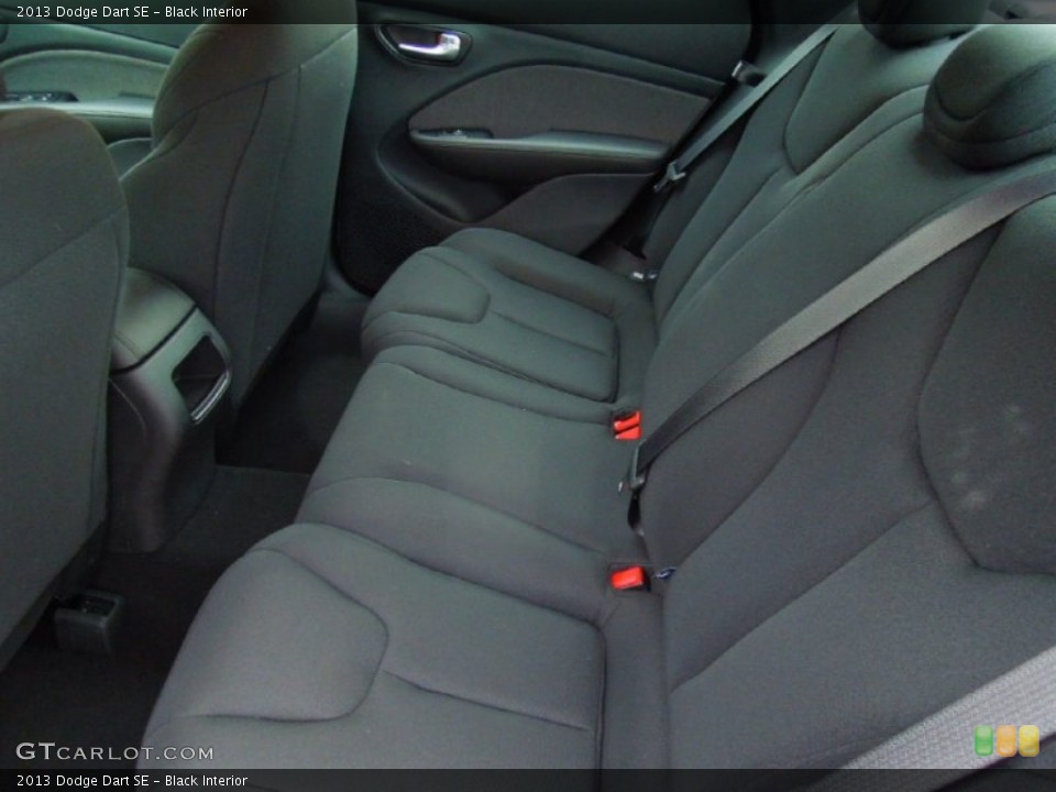 Black Interior Rear Seat for the 2013 Dodge Dart SE #75060844