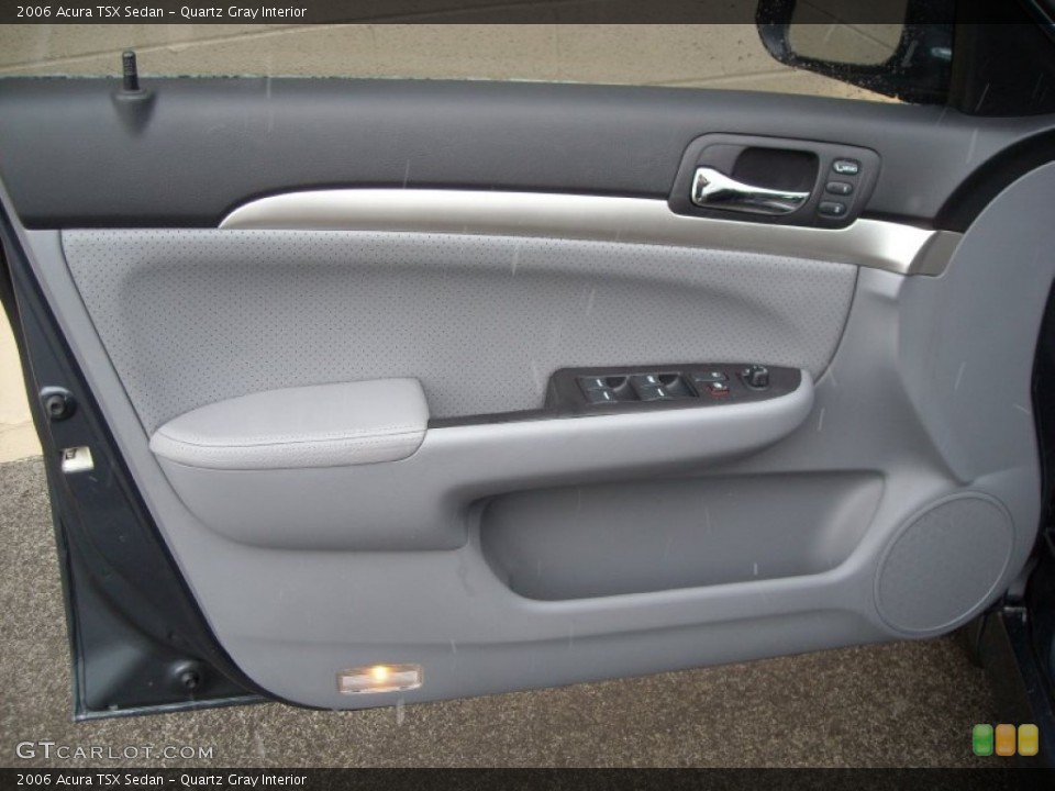 Quartz Gray Interior Door Panel for the 2006 Acura TSX Sedan #75060956