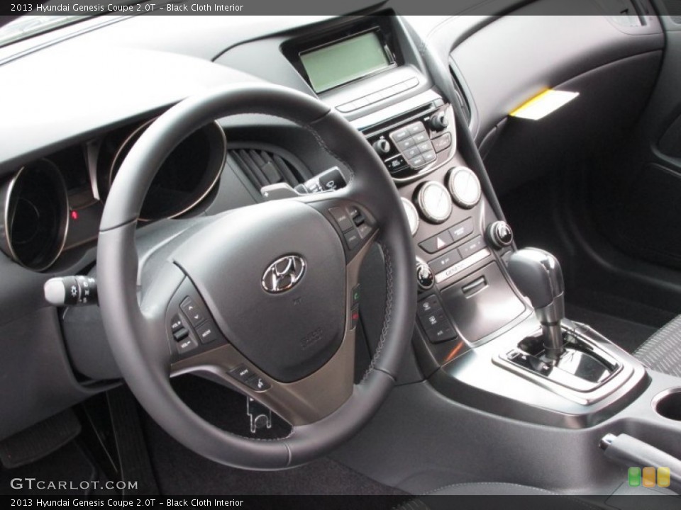 Black Cloth Interior Steering Wheel for the 2013 Hyundai Genesis Coupe 2.0T #75060997