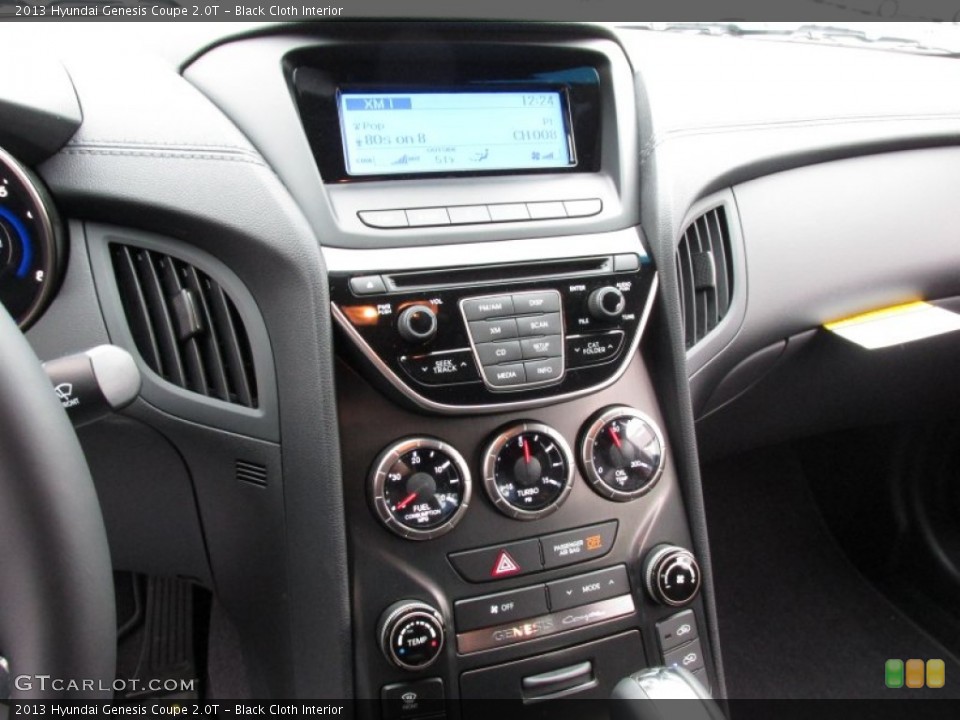 Black Cloth Interior Controls for the 2013 Hyundai Genesis Coupe 2.0T #75061049
